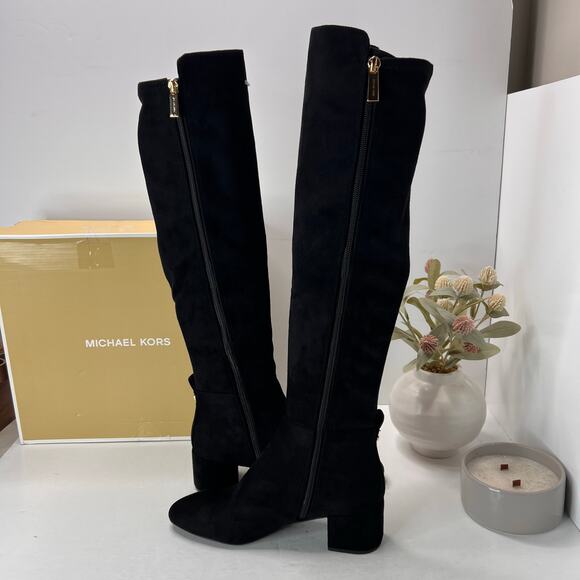 Michael Michael Kors Braden Mid Boot Black Women 7M Tried On - Picture 5 of 9